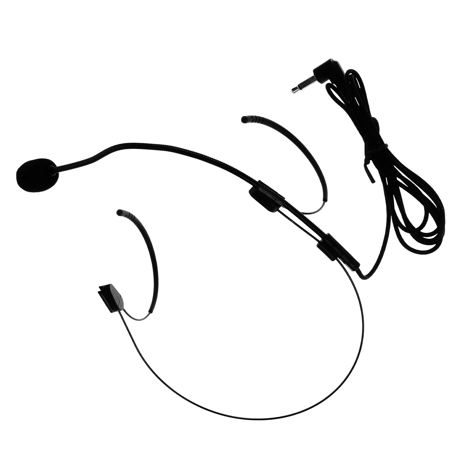 

Stage Headset Microphone Black Wireless Professional Performance Props for Teachers Singing Speaking Small Wired Headphones Over