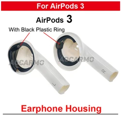 For Apple Airpods 3 Top And Bottom Left Rignt Earphone Housing Case Cover Headphone Compatible With Black Plastic Ring Mesh