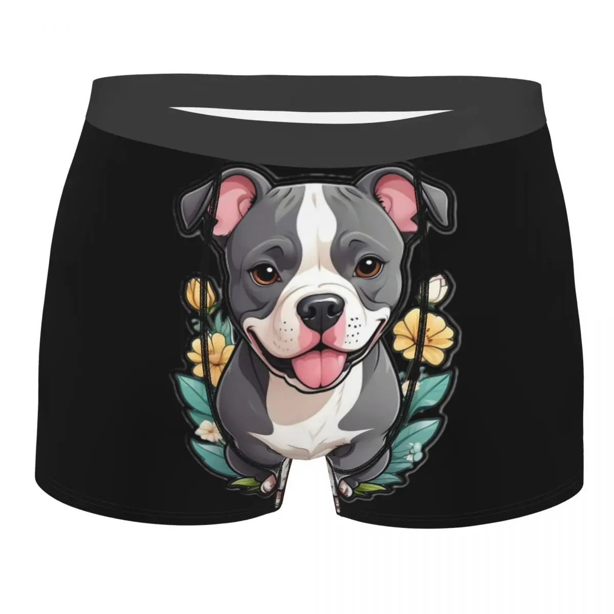 

pattern Cute Pets Bulldog Mencosy Boxer Briefs Underpants Highly Breathable Top Quality Gift Idea