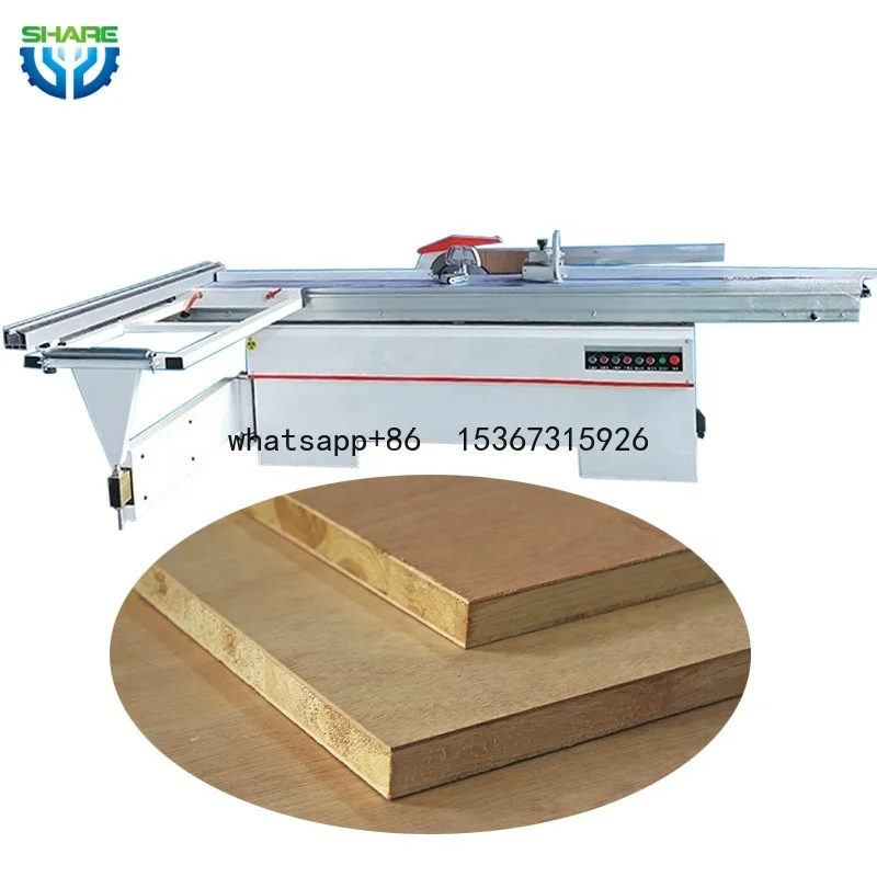 Industrial electric motors sliding table panel saw