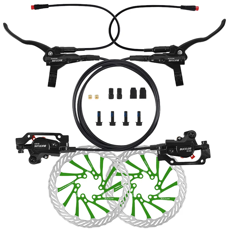 BUCKLOS E-Bike Hydraulische Schijfrem Elektrische Scooter Vouwfiets Schijfrem 2Pin Uitschakelen Elektrische Fiets Hydraulische Remmen - afbeelding 1