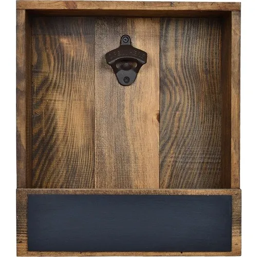 Utyawood Wood Wall Mounted Bottle Opener