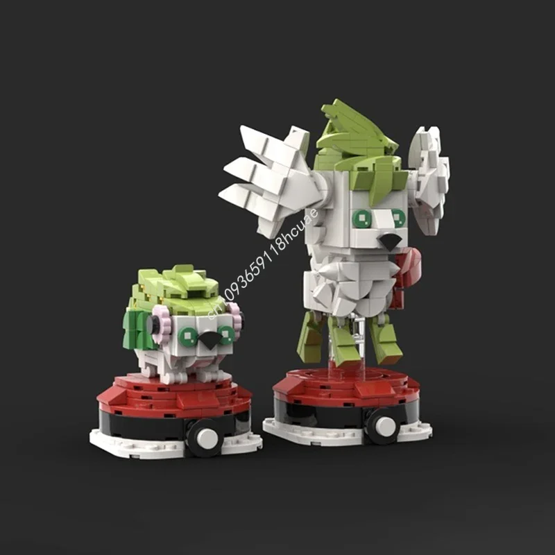 

500 шт. конструкторов MOC Shaymin Brickheadz: Рождественский подарок, развивающие игры для тренировки мышления, развитие пространственного воображения
