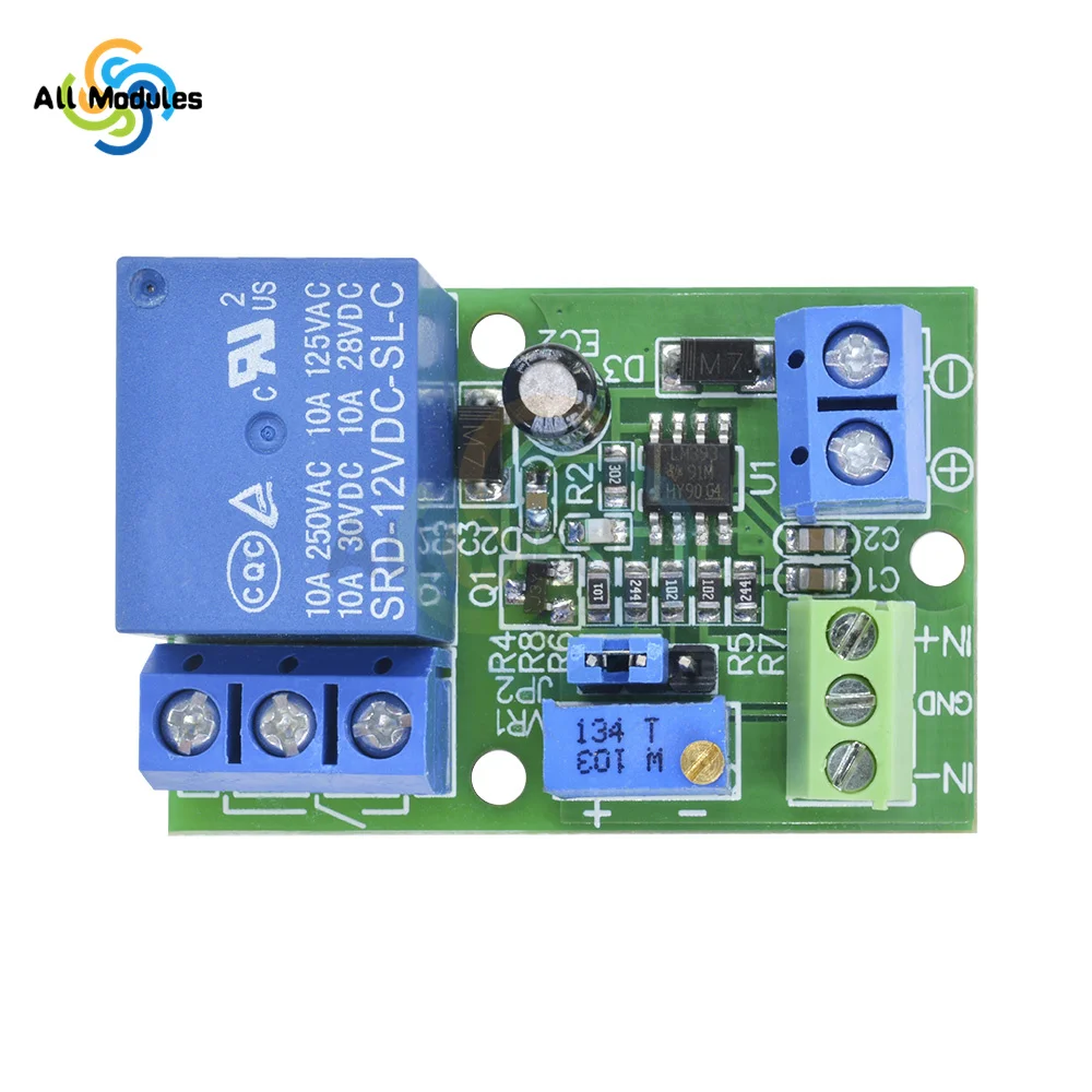 DC 24/12/5V Voltage Comparator LM393 Comparator Module 4/2/1 Channel Automotive Circuit Retrofit LM393N Remote Control