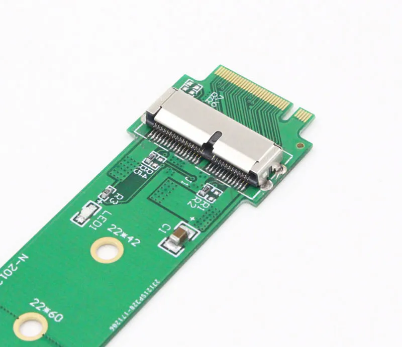 Adapter Hard Disk Adapter SSD M2 To M.2 NGFF PCIE X4 Adapter For Apple MacBook Air Mac Pro 2013 2014 2015 A1465 A1466 M2 SSD NEW