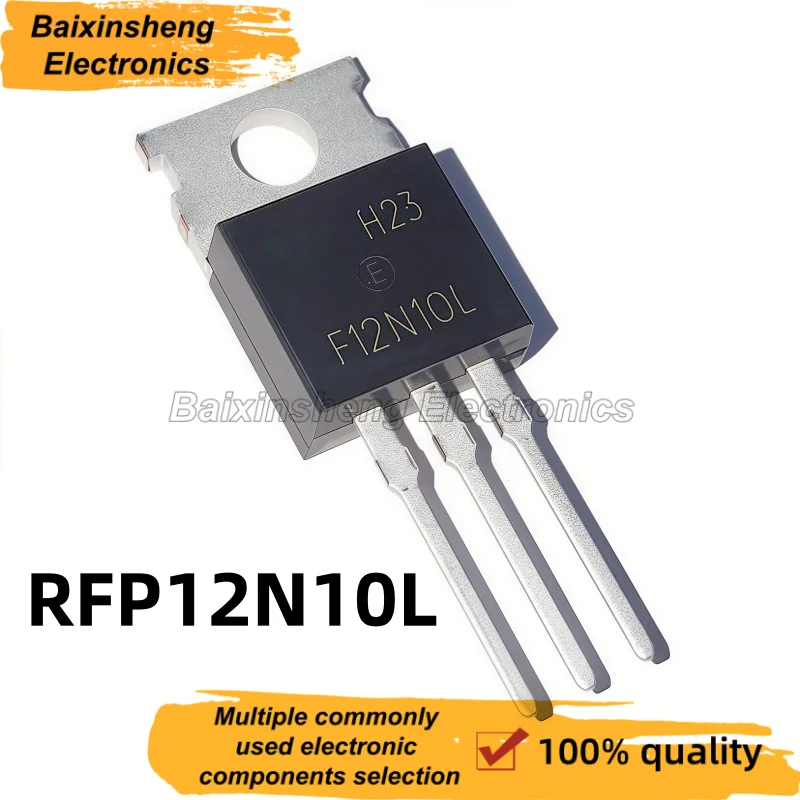 10 Pieces, New RFP12N10L F12N10L 12A100V RFP12N10 12N10L 12N10 TO-220 Field-Effect Transistor, Good Quality