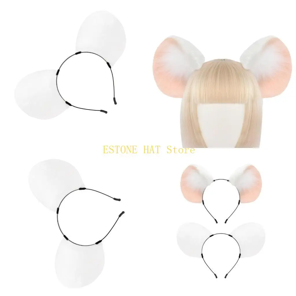 

49MF Ролевая игра Mouses Ухо для волос Женщина подростка подростки ручной повязки для энтузиастов фильмов Animes