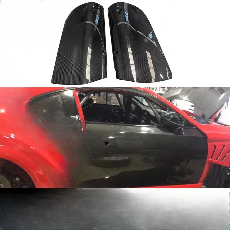 Suitable for Toyota, dry carbon doors, carbon fiber door panels, modified car side surround accessories