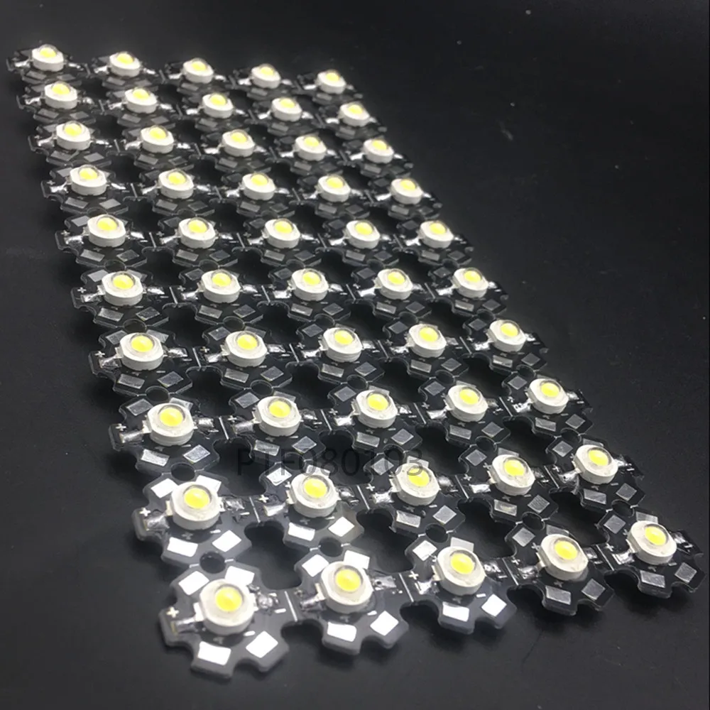 10pcs Real Full Watt CREE 1W 3W High Power LED lamp Bulb Diodes SMD 110-120LM LEDs Chip For 3W - 18W Spot light Down light