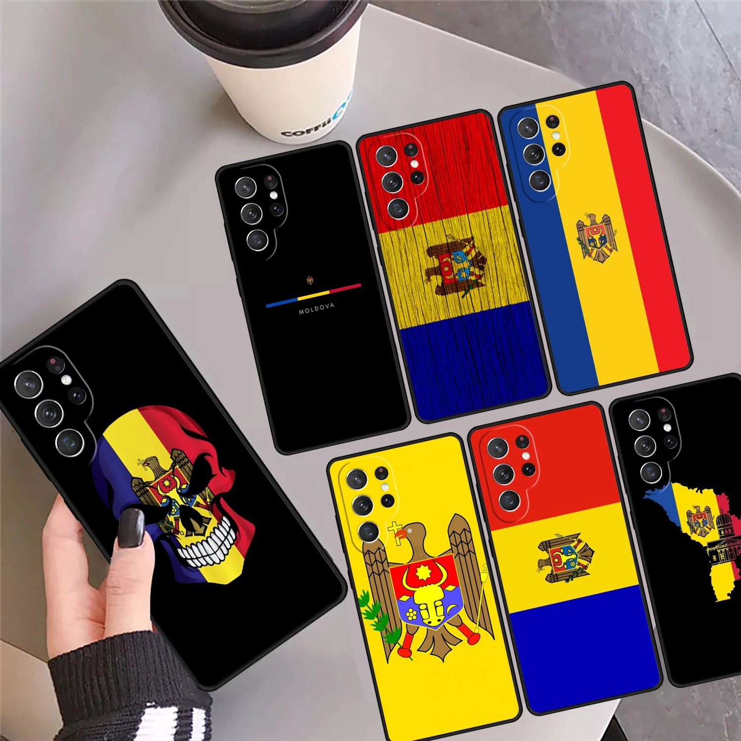 

Moldova Flag Moldavians Phone Case Cover For Samsung Galaxy S24 S25 Ultra S23 S22 Plus S21 FE S20 Note 10 20 Pro