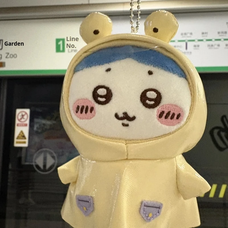 

Miniso Chiikawa Series Ussaki Summer Raincoat Doll Cute Plush Toy Pendant Collectible Soft Stuffed Animal For Anime Fans