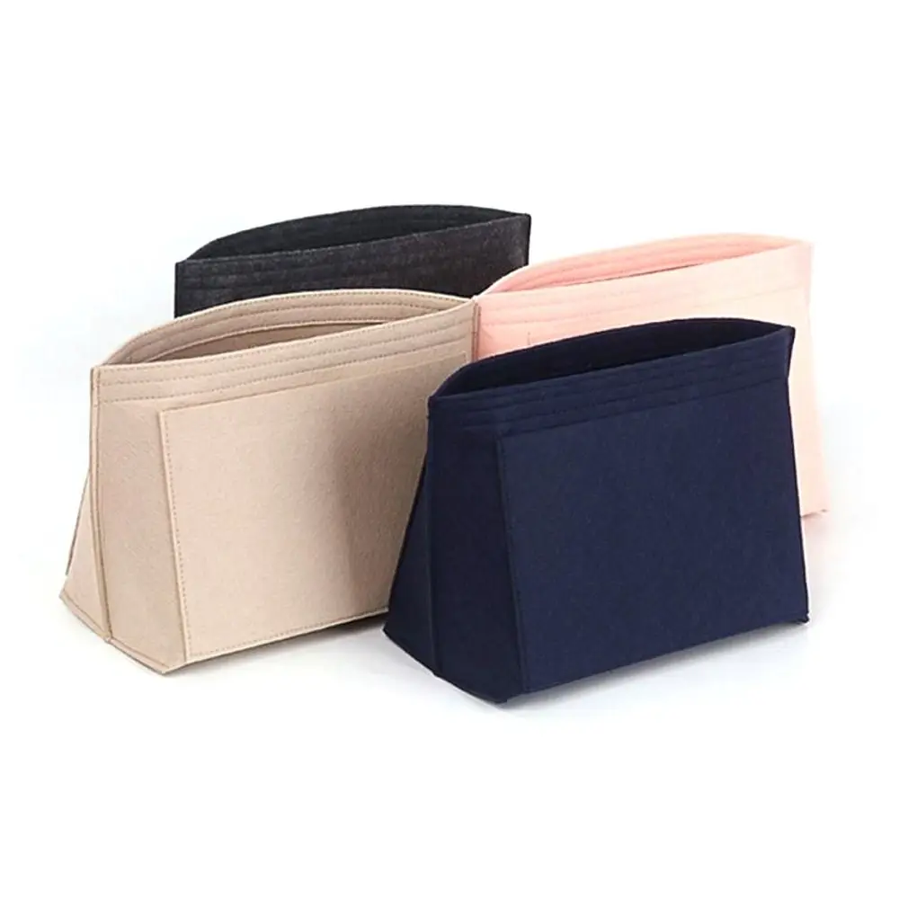 2024 Portable Liner Bag Multi-functional Multi-Pocket Insert Handbag Felt Storage Organizer Bag Organizer For Shell Bag
