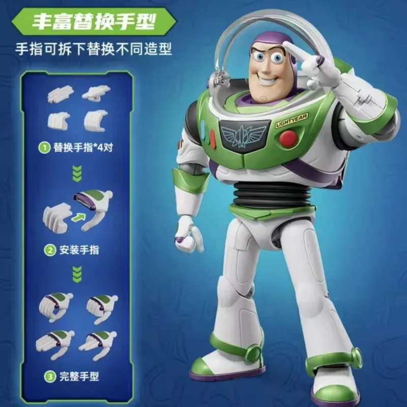 In Stock BLOKEES Toy Story Buzz Lightyear Model Mobile Block Man Space Suit Figurine Assemble Collection Toy Ornament Gift