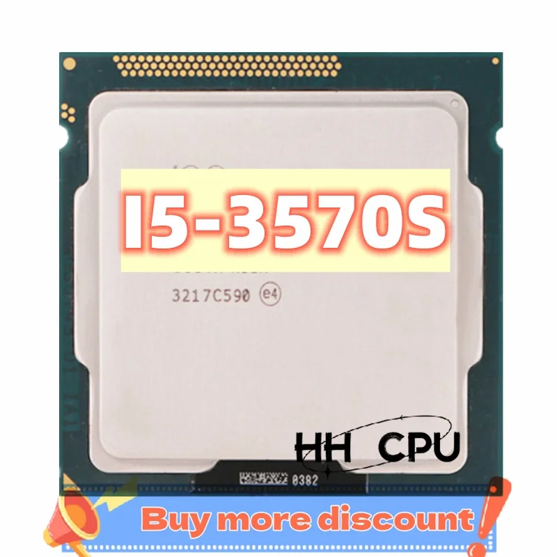 Processador CPU Quad-Core Quad-Thread, Core i5 3570S, i5-3570S, 3,1 GHz, 6M, 65W, LGA 1155