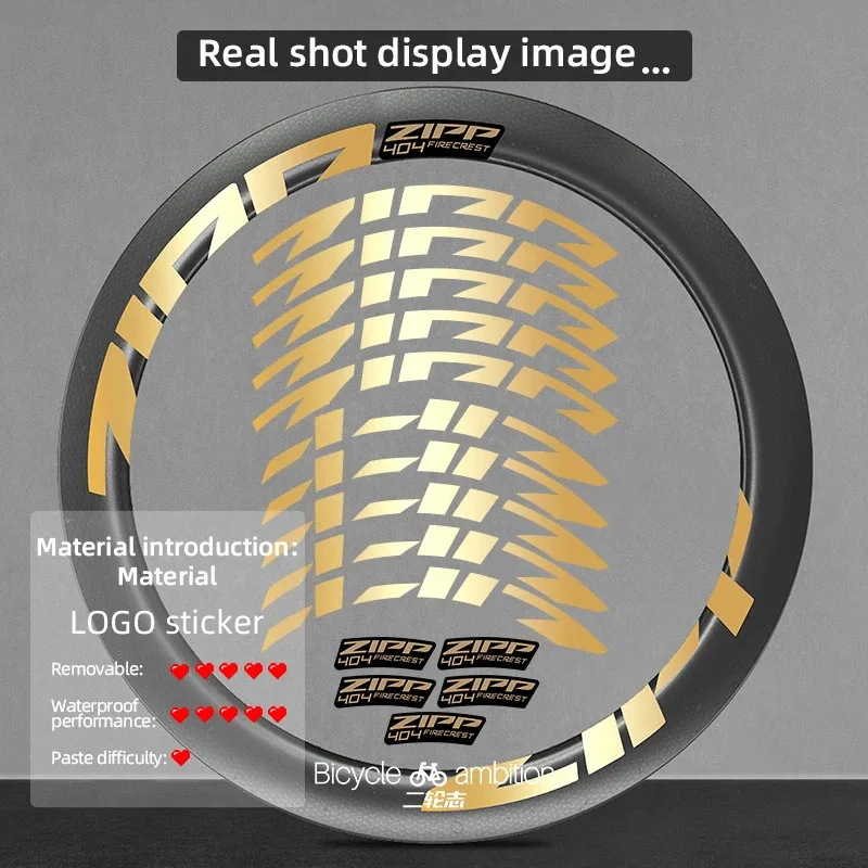 لـ 2021 Zipp Firecrest - حزمة ملصقات عجلة كربون 404 - مجموعة متنوعة من خيارات الألوان لعجلاتك