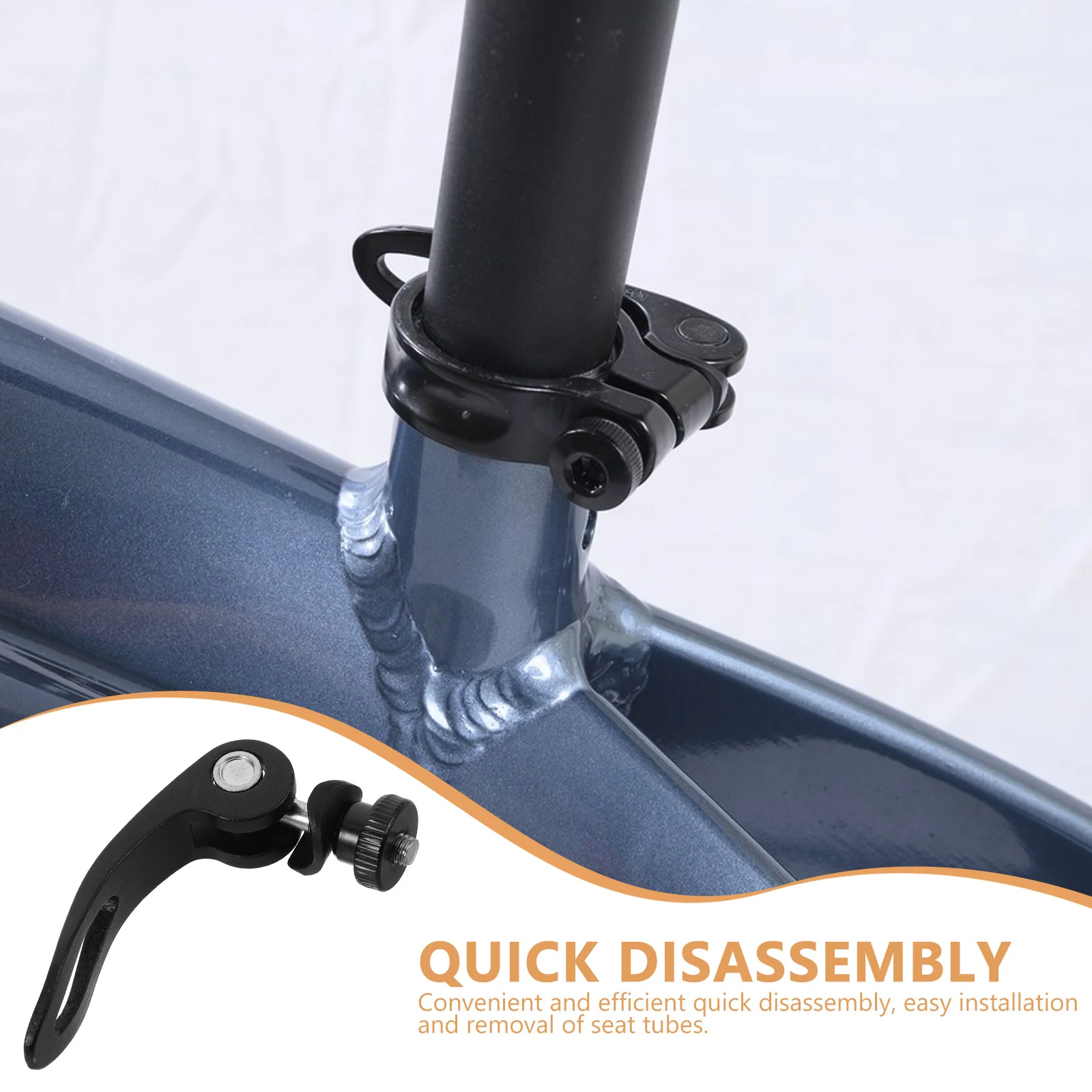 

5pcs 5 PCS Bicycle Seat Tube Clamp Adjustable Bike Brake Cable Bolt Parts for Adult Bikes