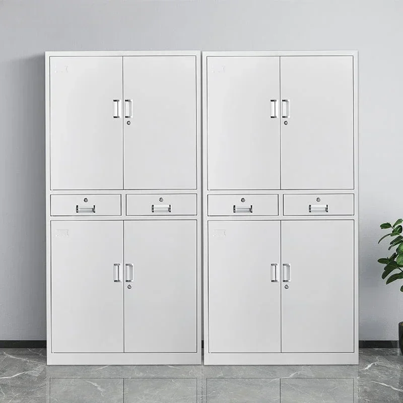 

File cabinet Iron sheet information Financial two bucket storage with lock Steel office certificate filing cabinet