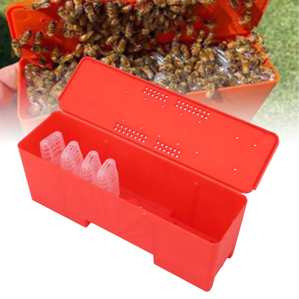 21Pcs ABS Queen Bee Cage Sturdy Multi Functional Beekeeping Queen Cage Durable Queen Bee Isolator Queen Bee Transportation