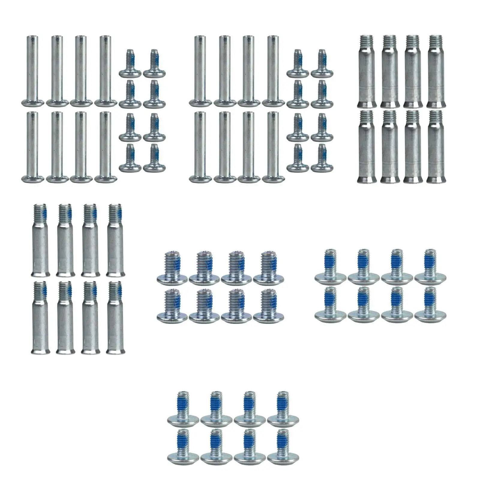 

Skate Wheel Axles Repair Kit Repairment Sturdy Easily Installation DIY Shaft Hex