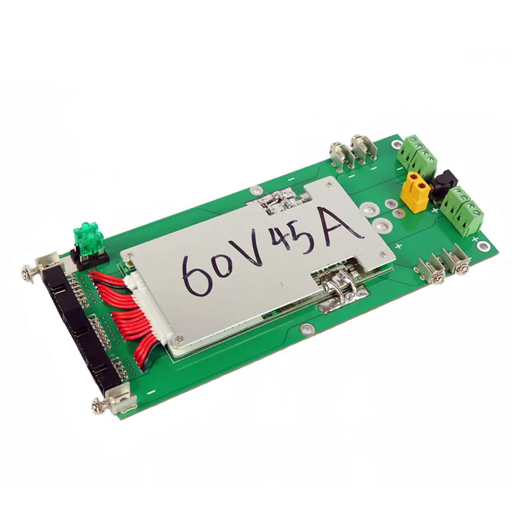 60V battery case 18650 series battery high power 17 strings welding-free mobile power bank battery protection board