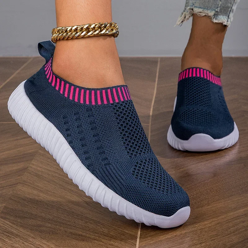 Schuhe für Frauen Casual Flats Schuhe Mode atmungsaktive Walking Mesh flache Schuhe Turnschuhe Frauen Gym Tenis Schuhe weibliche Schuhe