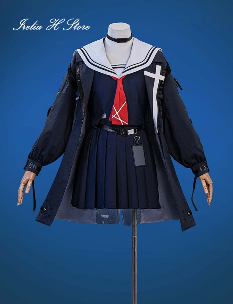 

Irelia H Store Wuthering Waves CHISA Cosplay Costume Game Chisa JK dress Suit Female Halloween Costume