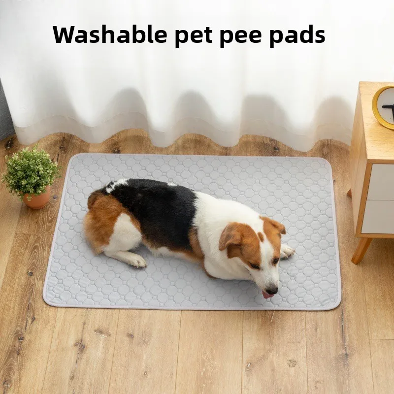 Washable Pee Pads for Dogs Reusable Waterproof Non-Slip 4-Layer Pet Training Mat