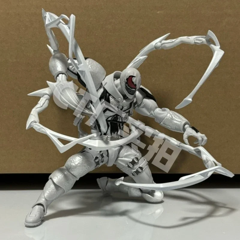 In Magazzino CT Giocattoli Spider Man SHF KO Revoltech Incredibile Yamaguchi Agente Anti Venom Spider Man Venom Anime Action Figure Modelli