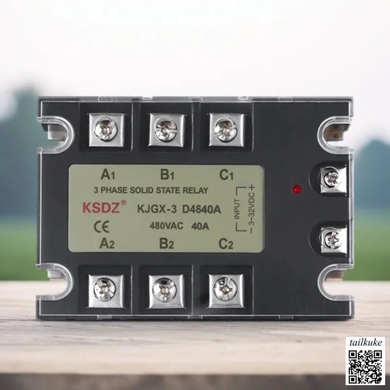 TSR Three-phase Solid-state Relay KJGX-3D48 80A60A50A40A25A10A DC 36V AC 480V