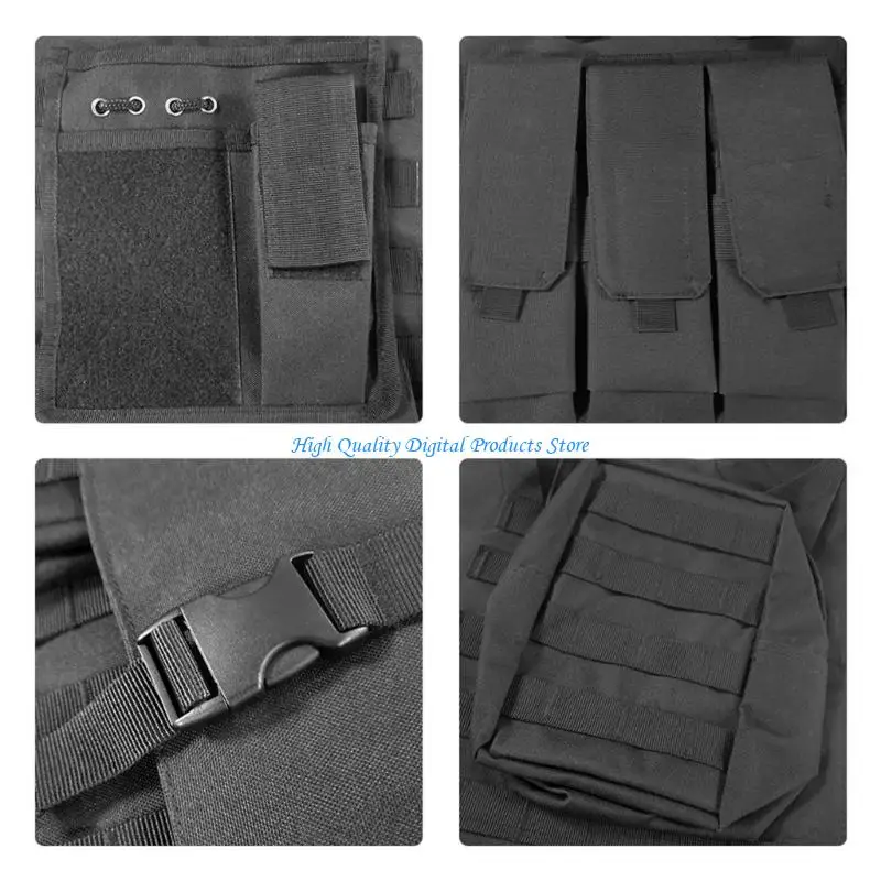 U2JE Colete Tático Porta Placas Colete Multifuncional Homens Colete Combate para Paintball CS Caça Esportes Ao Ar Livre