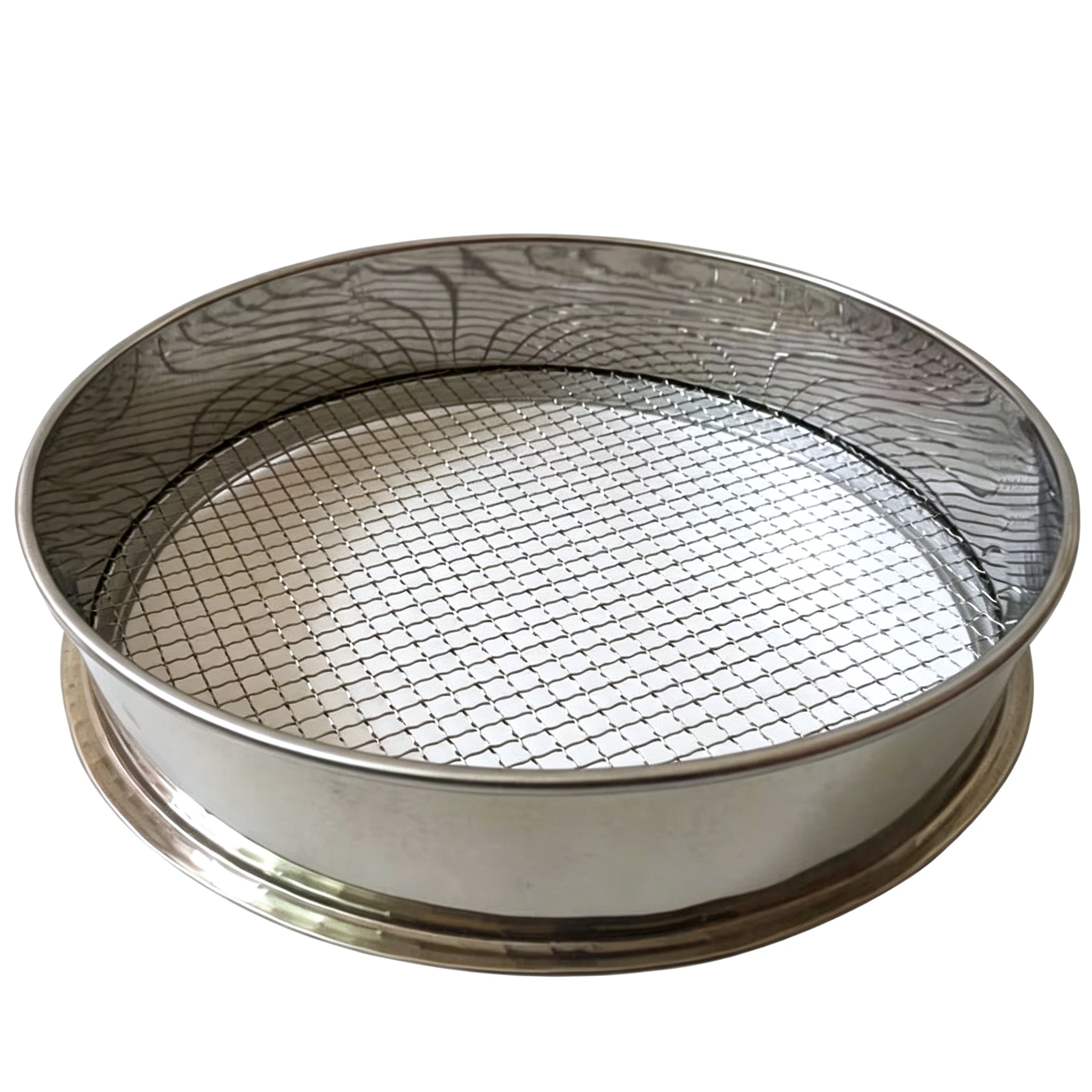 Lab Test Sieve Dia. 35cm Stainless Metal Wire Mesh Filter Various Mesh Count