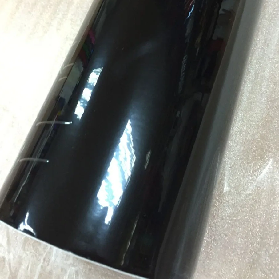 High glossy 3 Layers Sunroof Sticker Glossy black sunroof vinyl wrap with air free bubbles size:60CM*135CM/lot