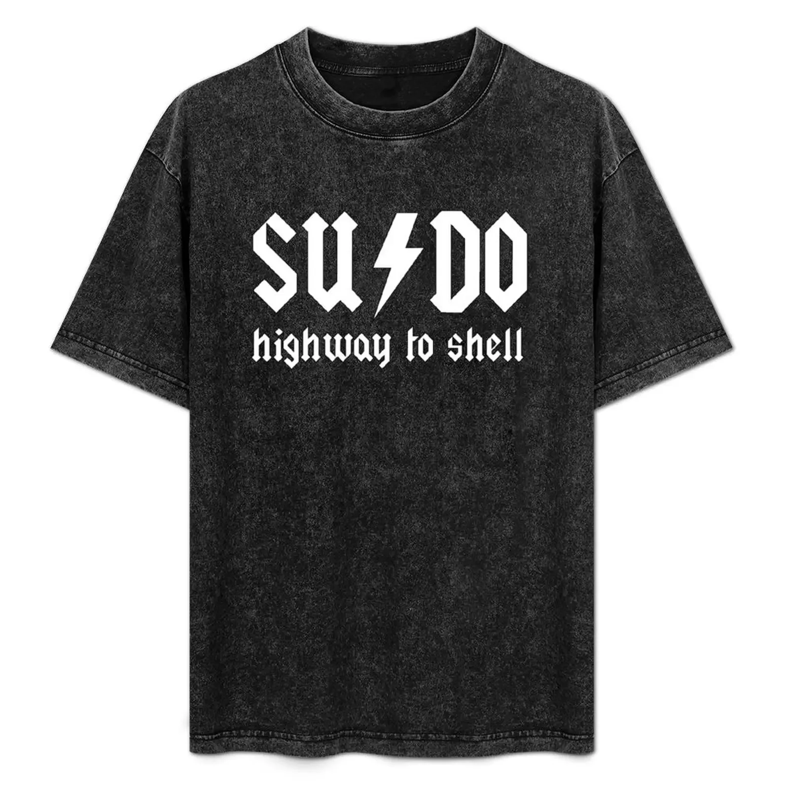 

SUDO - Highway to Shell T-Shirt Retro Style Print Casual Top