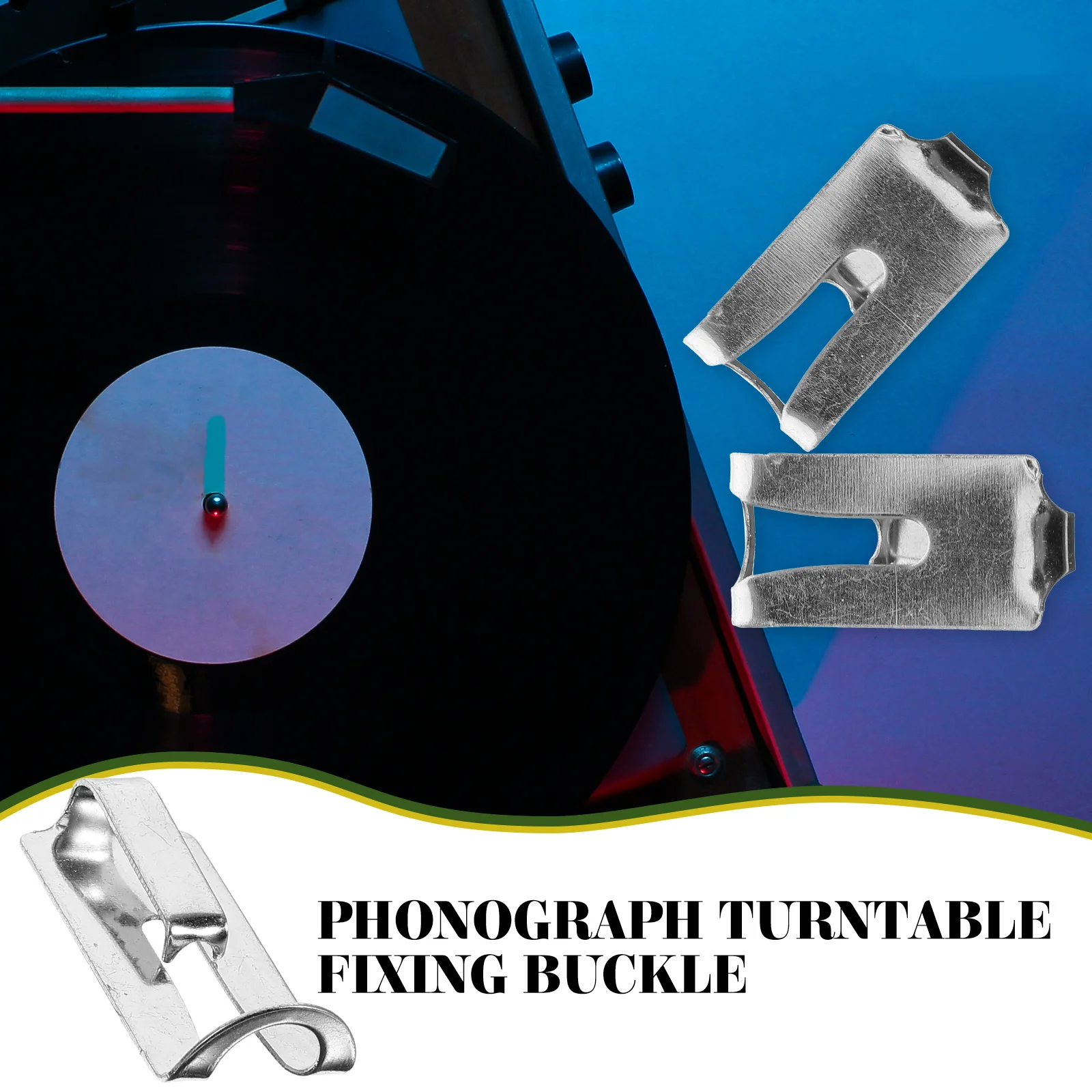 

4Pcs Vinyl Record Movement Clips Superior Craftsmanship Reliable Protection Economical Solution Vinyl Record Mount