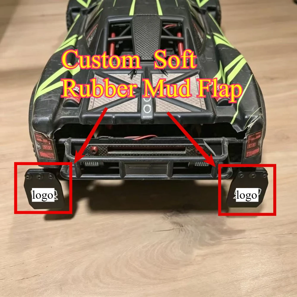 RC Car Upgrade Parts Soft Rubber Mud Flap Mud Guard For 1/7 Arrma Mojave EXB V1 V2 V3 Short Course Truck custom size Accessories