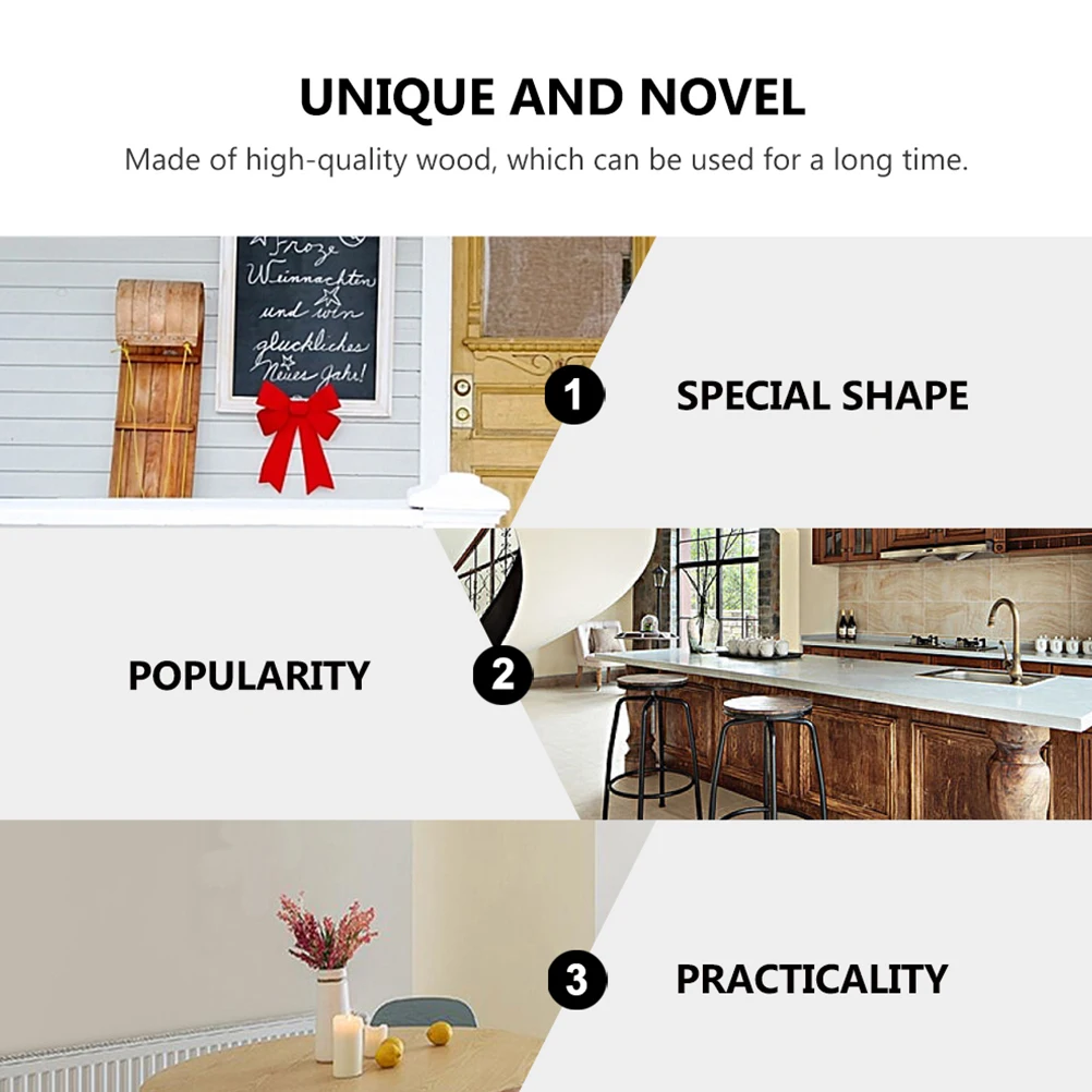 

24 Pcs Wooden Decorative Hanging Tags Blank Coasters Craft Supplies Party Home Office Gifts Sewing Tools Accessories