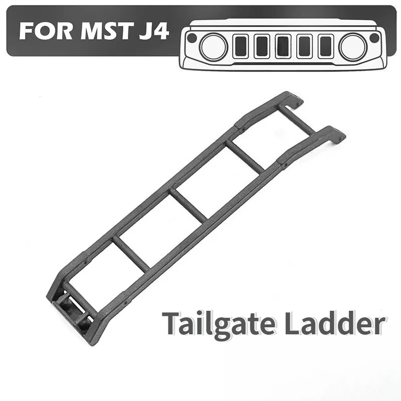 Tailgate Rear Ladder RC Part For MST J4 1/10 RC Crawler Scale Decor Custom Modification Upgrade Decor Replacement Accessories