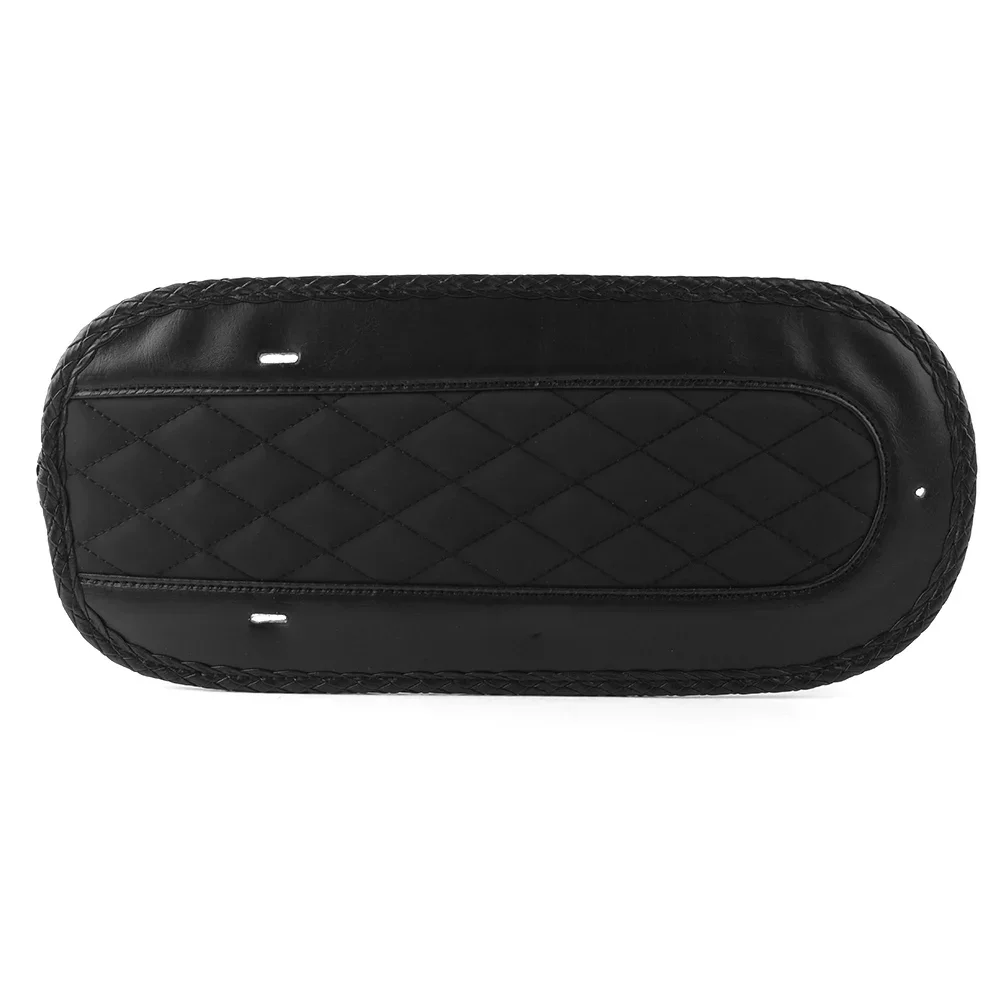 

Для Harley Touring FLHT FLHTC 2008-2018 черный мотоциклетный виниловый нагрудник на заднее сиденье с фетровой спинкой и крылом