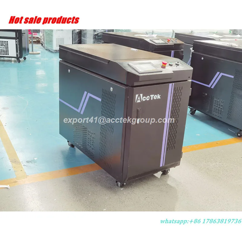 200W 500W Pulse Laser Cleaning Machine Rust Removal Top Hat Laser Cleaning Machine Mopa Laser