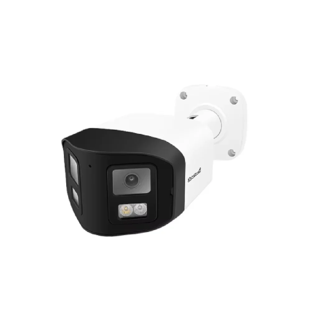 JideTech 8MP Dual-Lens POE Security Camera 32:9 Ultra-Wide 170 Wide-Angle Bullet CMOS Motion Detection Two-Way Audio Home Use