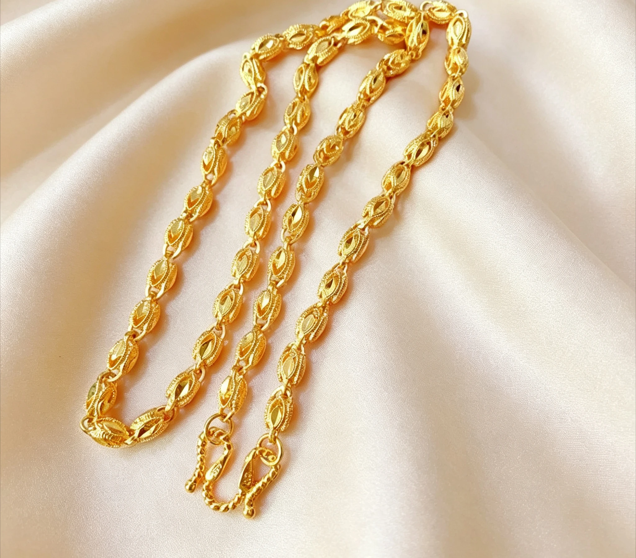 9999 Gold  Real gold 999 necklace Internet celebrity ball chain transfer domineering  mens and womens birthday gift