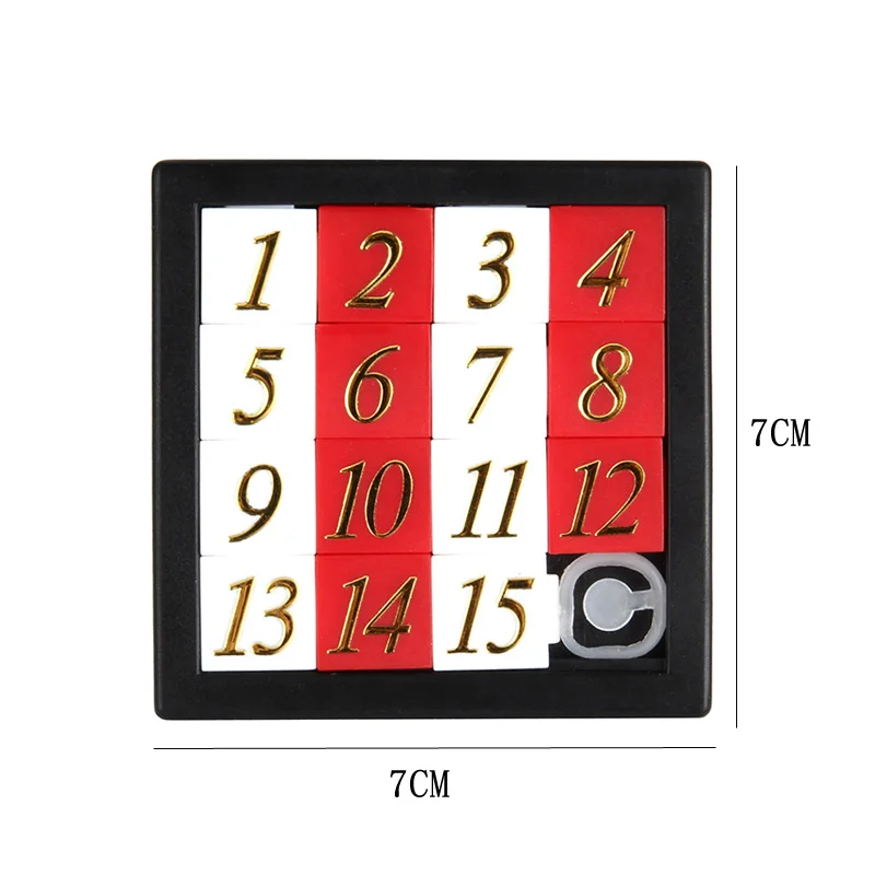 Zahlen-Schiebepuzzle-Spiel Huarong Road Brain Teaser IQ-Test Montessori Lernspielzeug Klassenzimmerpreise für Studenten – Detail 4