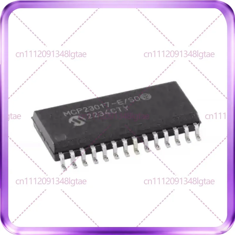 10pcs Original MCP23017T-E/SO SOIC-28 16-bit I2C I/O expander chip
