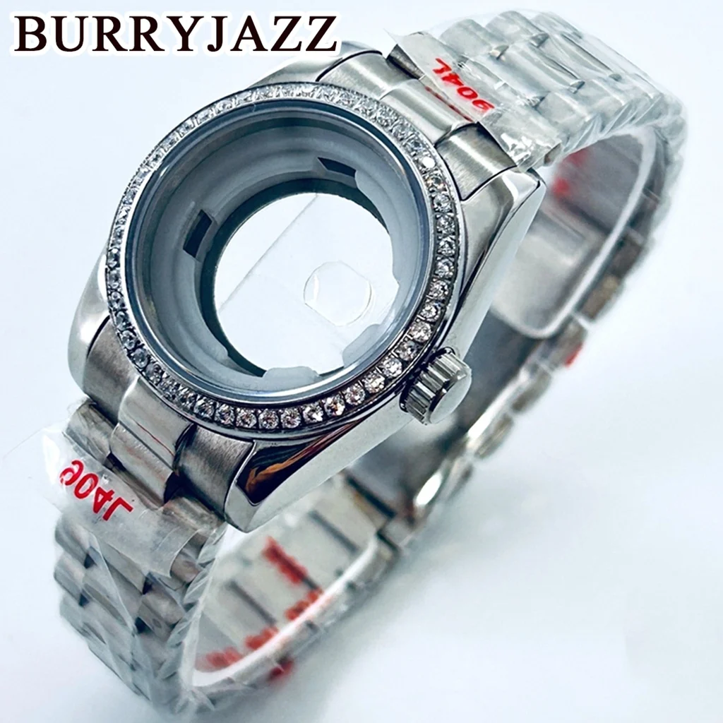 31mm-nh05-sapphire-glass-waterproof-stainless-steel-diamond-president-strap-watch-case-for-ladies-women-fit-nh05-nh06-movement