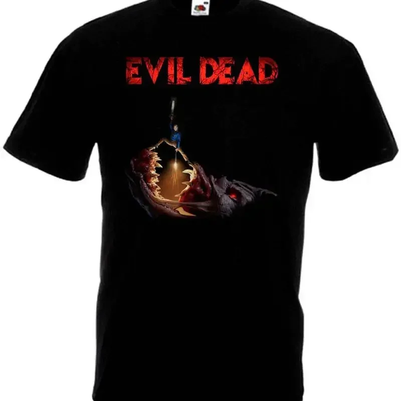 Evil Dead v 3 T shirt black movie poster horror all sizes S 5XL