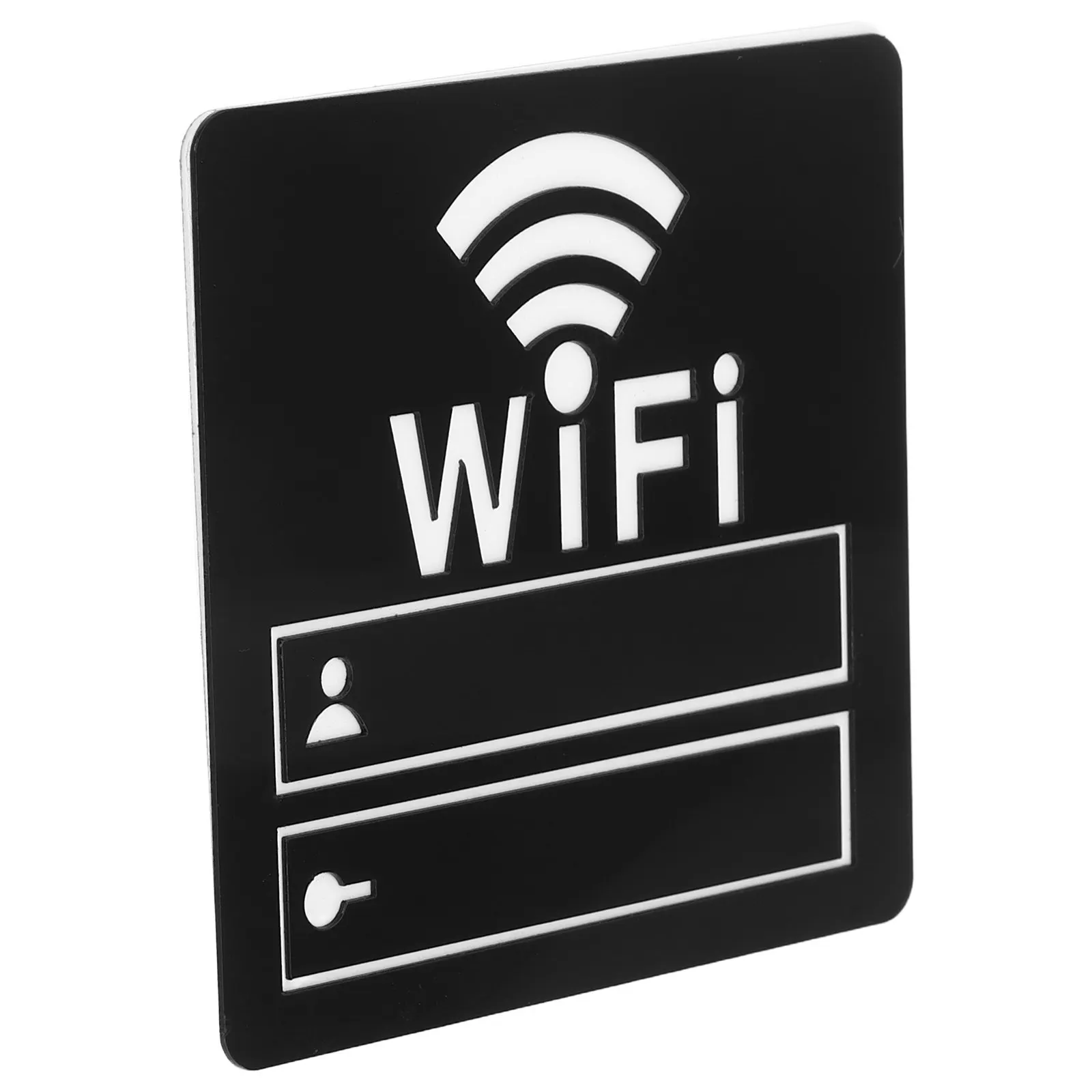 

WiFi Password Mirror Wall Sticker Acrylic Mirror Sign for Restaurant Office Salon Business Home Decor Wall Sticker