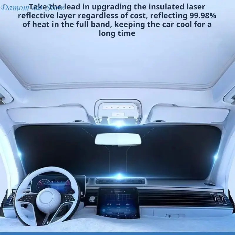 A2UC Sunshade Cover Car Windshield Sun Shade Protectors Front Windscreen Cover