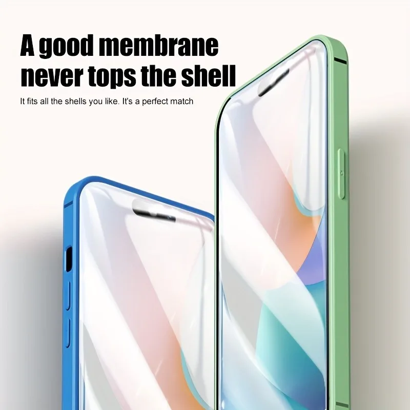 3 قطعة حافة سوداء الزجاج المقسى فيلم آيفون 11 12 13 14 15 16 برو ماكس 14 15 16 زائد XR XS ماكس HD واضح المضادة للخدش الزجاج #2