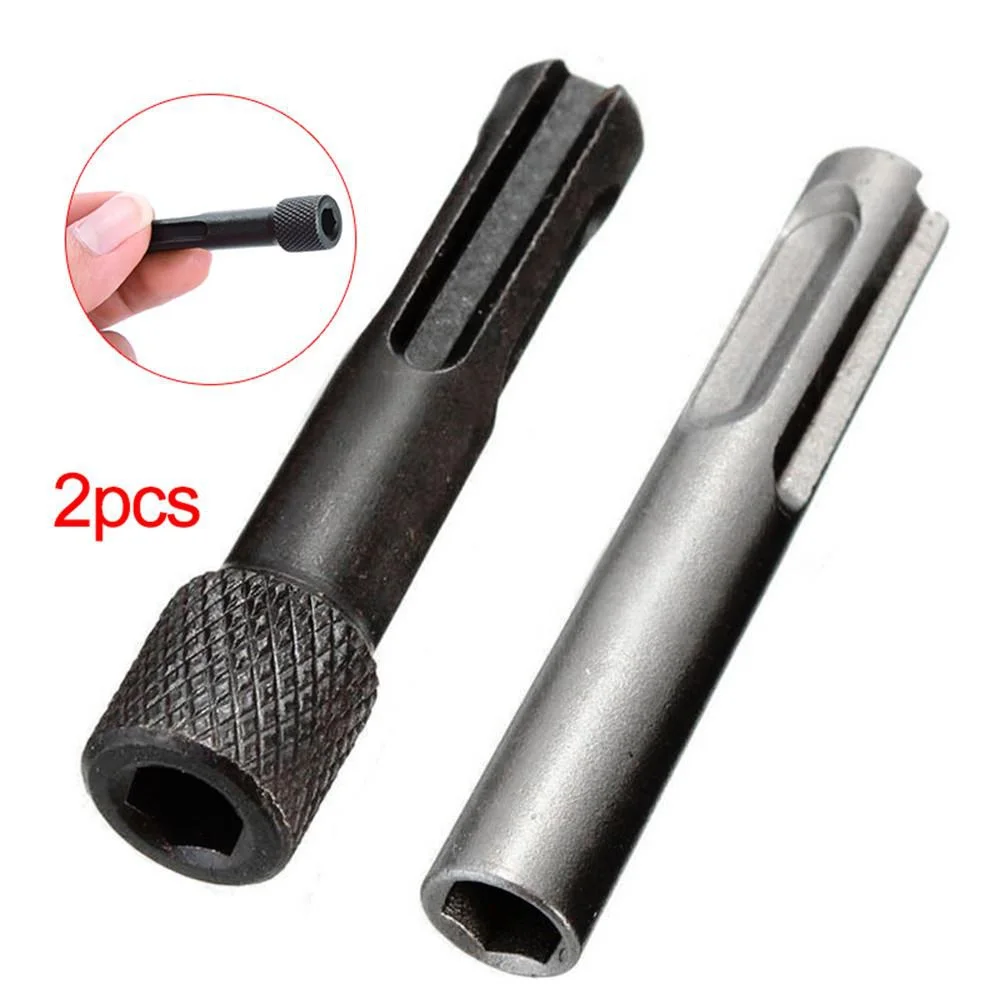 

2pcs/1pcs 1/4'' Hex Shank Screwdriver Holder Drill Bits Adaptor Converter Quick Release Magnetic SDS Kit