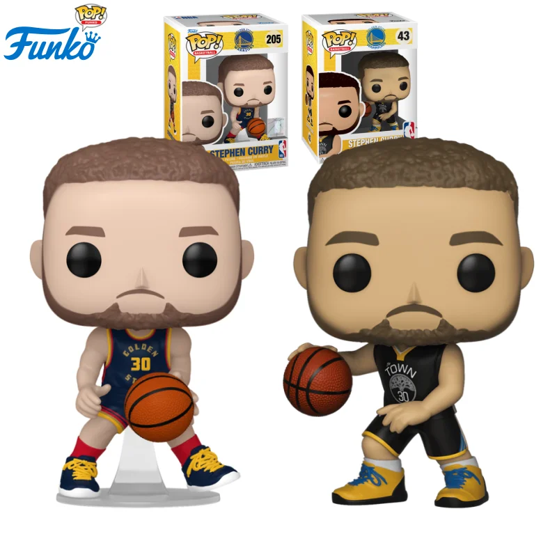 

NBA Star Player Funko Pop Sports Stephen Curry (2024 City Edition Uniform) Figure Toy Collectible Model Ornaments Gift for Boys